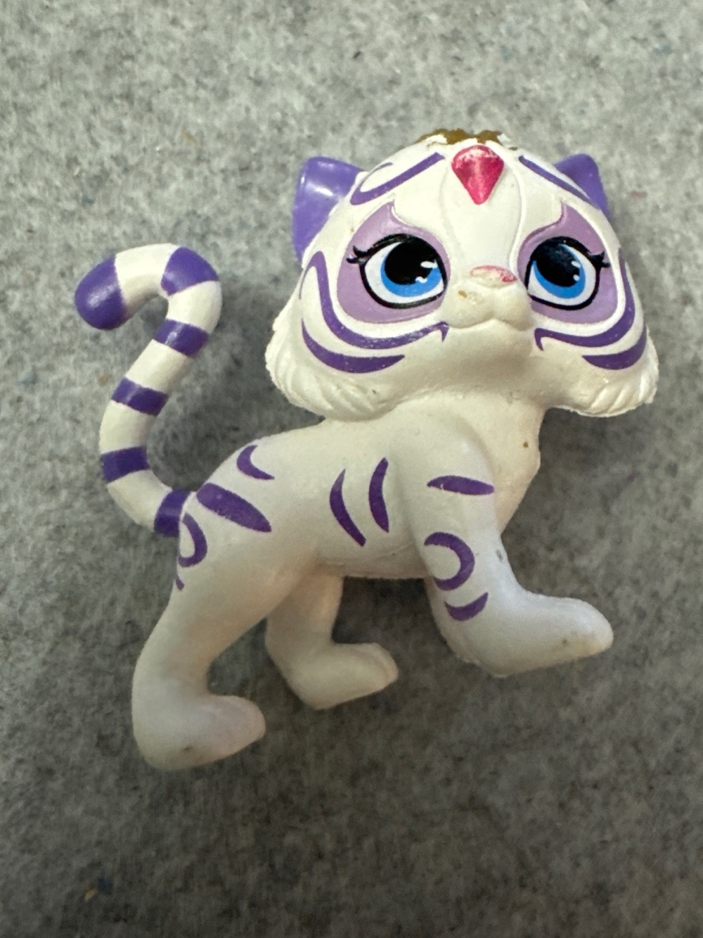 Viacom White & Purple Bengal Tiger Princess Mini Figurine Collectible